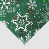 Papier voor het zoete kerstsnowflap (Detail)