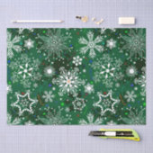 Papier voor het zoete kerstsnowflap (Craft)