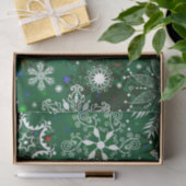 Papier voor het zoete kerstsnowflap (Geschenk)