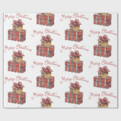 Papier voor het zoete kerstwrappen (Vlak)