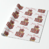 Papier voor het zoete kerstwrappen (Uitgerold)