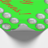 Papier voor het zoete kerstwrappen (Hoek)