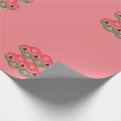 Papier voor het zoete kerstwrappen (Hoek)