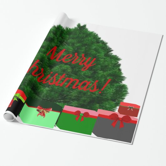 Papier voor het zoete kerstwrappen (Uitgerold)