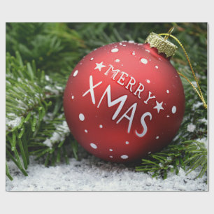 Papier voor het zoete kerstwrappen