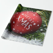 Papier voor het zoete kerstwrappen (Uitgerold)