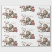 Papier voor het zoete kerstwrappen (Vlak)