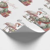 Papier voor het zoete kerstwrappen (Hoek)