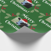 Papier voor het zoete kerstwrappen (Hoek)