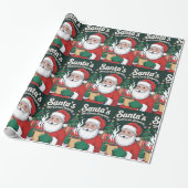 Papier voor het zoete kerstwrappen (Uitgerold)