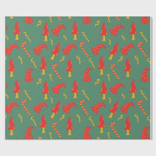 Papier voor het zoete kerstwrappen (Vlak)