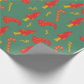 Papier voor het zoete kerstwrappen (Hoek)