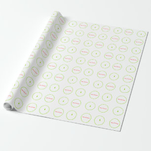 Papier voor het zoete kerstwrappen