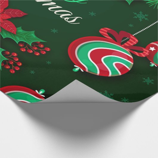 Papier voor het zoete kerstwrappen (Hoek)