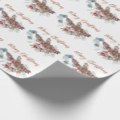 Papier voor het zoete kerstwrappen (Hoek)