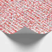 Papier voor het zoete kerstwrappen (Hoek)