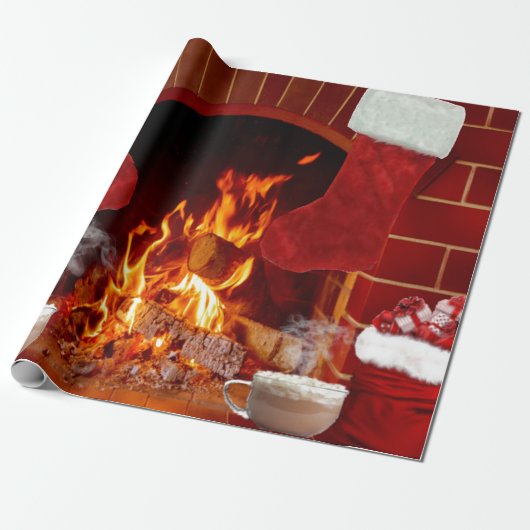 Papier voor het zoete kerstwrappen (Uitgerold)