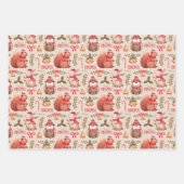 Papier voor het zoete kerstwrappen inpakpapier vel (Voorkant 3)