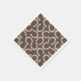 Papier voor Hoefijzer van het land Servetten