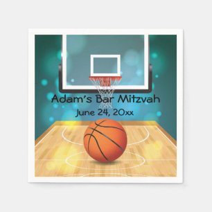 Papier voor honkbalontwerp servet