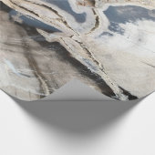 Papier voor inktvulling met zwart en crèmekristal (Hoek)