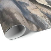 Papier voor inktvulling met zwart en crèmekristal (Rol Hoek)