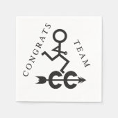 Papier voor interlandgebruik servetten (Voorkant)