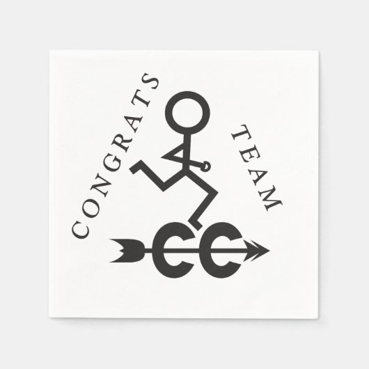 Papier voor interlandgebruik servetten (Voorkant)