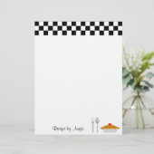 Papier voor kaartjesontvangst (Staand voorkant)
