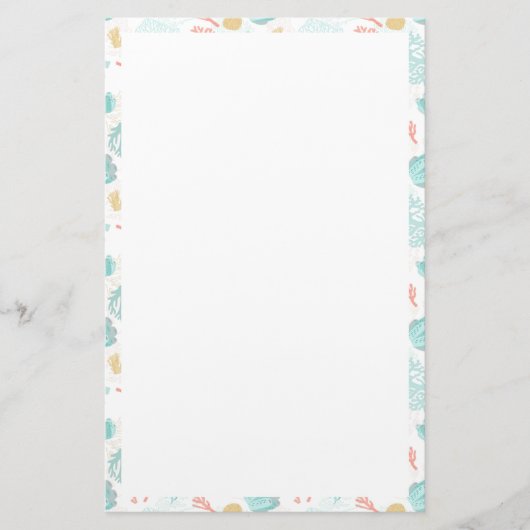 Papier voor kantoorbenodigdheden - koraal (Voorkant)