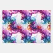 Papier voor kartonnen verpakking abstract patroon inpakpapier vel (Voorkant 3)