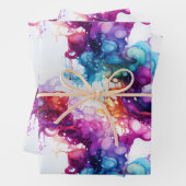 Papier voor kartonnen verpakking abstract patroon inpakpapier vel (In situ)