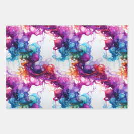 Papier voor kartonnen verpakking abstract patroon inpakpapier vel