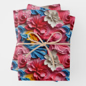 Papier voor kartonnen verpakking abstract patroon inpakpapier vel (In situ)