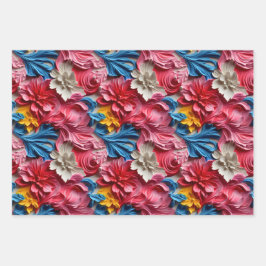 Papier voor kartonnen verpakking abstract patroon inpakpapier vel