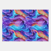 Papier voor kartonnen verpakking abstract patroon inpakpapier vel (Voorkant 3)