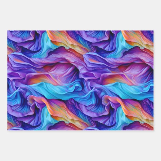 Papier voor kartonnen verpakking abstract patroon inpakpapier vel (Voorkant 2)