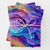 Papier voor kartonnen verpakking abstract patroon inpakpapier vel (In situ)