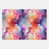 Papier voor kartonnen verpakking abstract patroon inpakpapier vel (Voorkant 3)