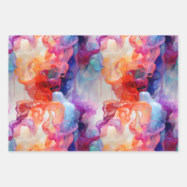 Papier voor kartonnen verpakking abstract patroon inpakpapier vel