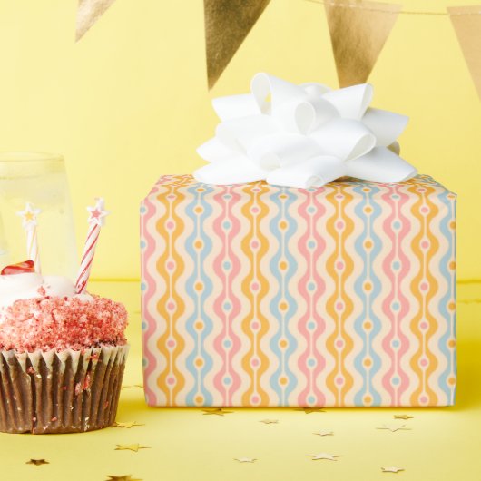 Papier voor kerst in retro-stijl. (Verjaardagsfeest)
