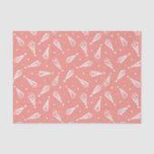 Papier voor kerstboompapier roze (Voorkant)