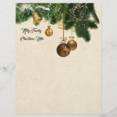 Papier voor kerstbriefbriefbriefbriefjes briefhoofd (Voorkant)