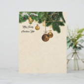 Papier voor kerstbriefbriefbriefbriefjes briefhoofd (Staand voorkant)