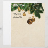 Papier voor kerstbriefbriefbriefbriefjes briefhoofd (Voorkant / Achterkant)