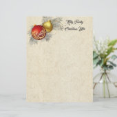 Papier voor kerstbriefbriefbriefbriefjes briefhoofd (Staand voorkant)