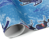 Papier voor kerstcadeaubonen, van de vlag Puerto R (Rol Hoek)