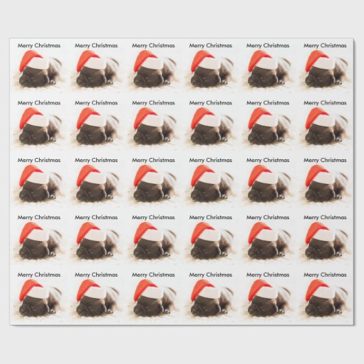 Papier voor kerstcadeautjes met kerstcadeaus (Vlak)