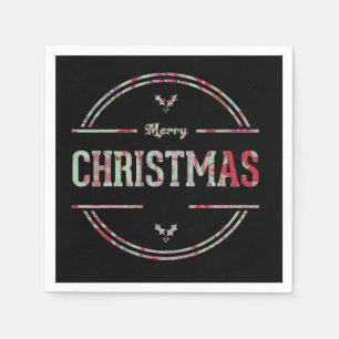 Papier voor kerstcadeautjes Napkin Servetten