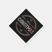 Papier voor kerstcadeautjes Napkin Servetten (Hoek)